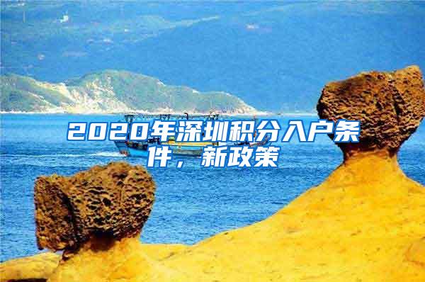 2020年深圳积分入户条件，新政策