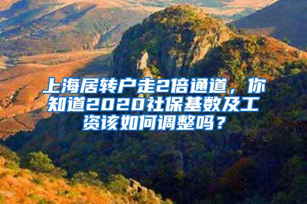 上海居转户走2倍通道，你知道2020社保基数及工资该如何调整吗？