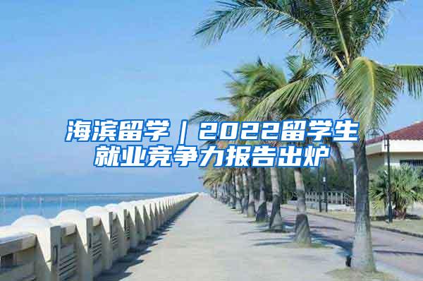 海滨留学｜2022留学生就业竞争力报告出炉