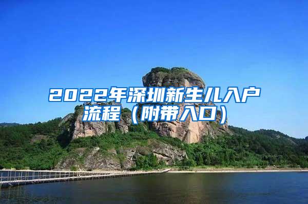 2022年深圳新生儿入户流程（附带入口）