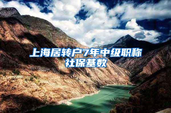 上海居转户7年中级职称社保基数