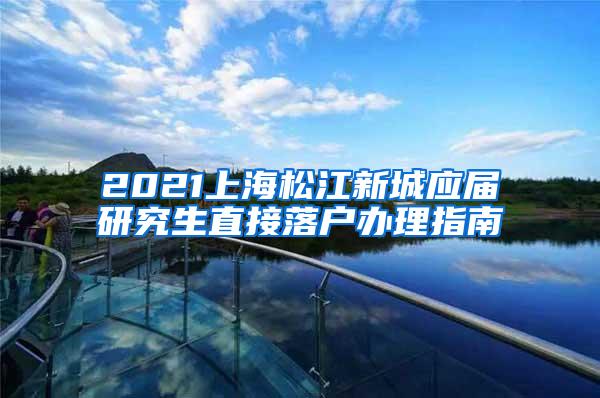 2021上海松江新城应届研究生直接落户办理指南