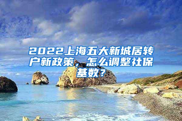 2022上海五大新城居转户新政策，怎么调整社保基数？