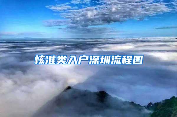 核准类入户深圳流程图