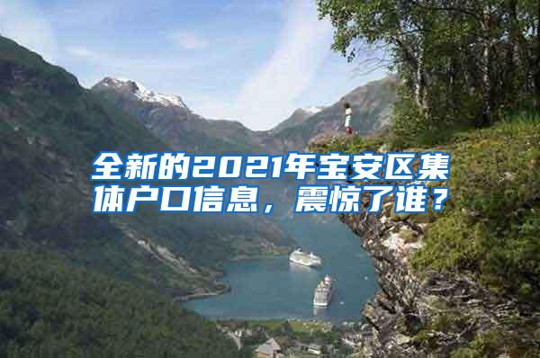 全新的2021年宝安区集体户口信息，震惊了谁？