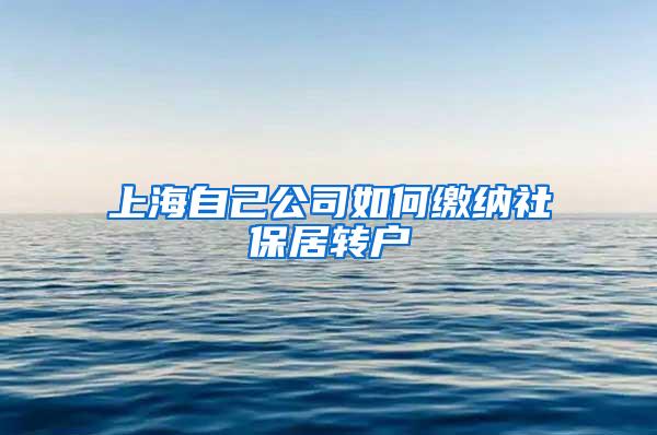 上海自己公司如何缴纳社保居转户