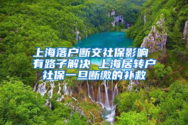 上海落户断交社保影响 有路子解决 上海居转户社保一旦断缴的补救