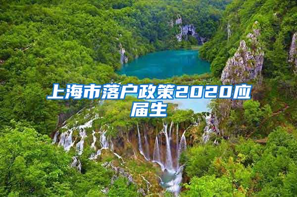 上海市落户政策2020应届生