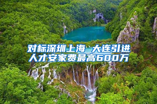 对标深圳上海 大连引进人才安家费最高600万