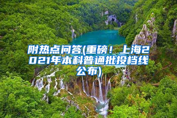 附热点问答(重磅！上海2021年本科普通批投档线公布)