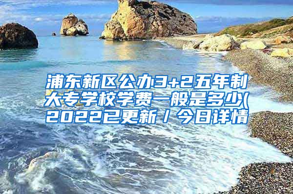 浦东新区公办3+2五年制大专学校学费一般是多少(2022已更新／今日详情