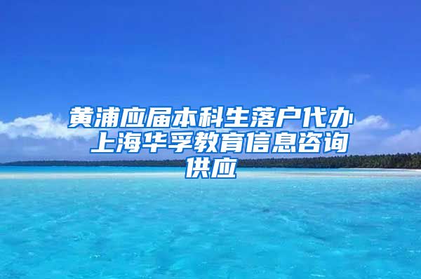 黄浦应届本科生落户代办 上海华孚教育信息咨询供应