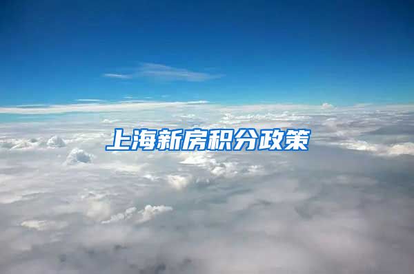 上海新房积分政策