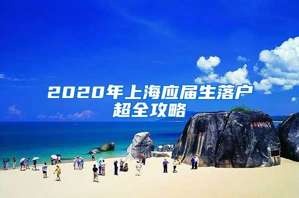 2020年上海应届生落户超全攻略