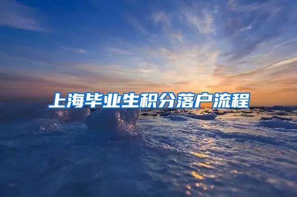 上海毕业生积分落户流程