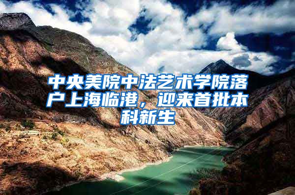 中央美院中法艺术学院落户上海临港，迎来首批本科新生