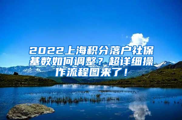 2022上海积分落户社保基数如何调整？超详细操作流程图来了！