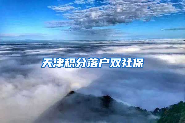 天津积分落户双社保