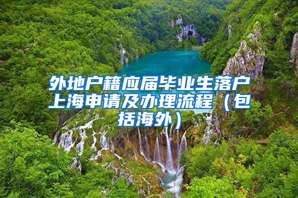 外地户籍应届毕业生落户上海申请及办理流程（包括海外）