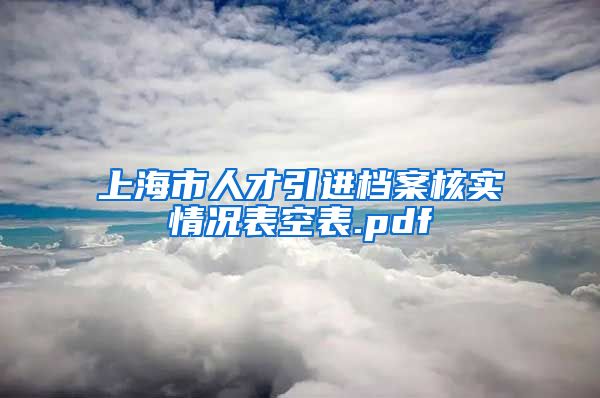 上海市人才引进档案核实情况表空表.pdf