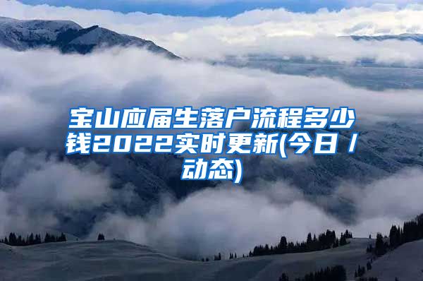 宝山应届生落户流程多少钱2022实时更新(今日／动态)