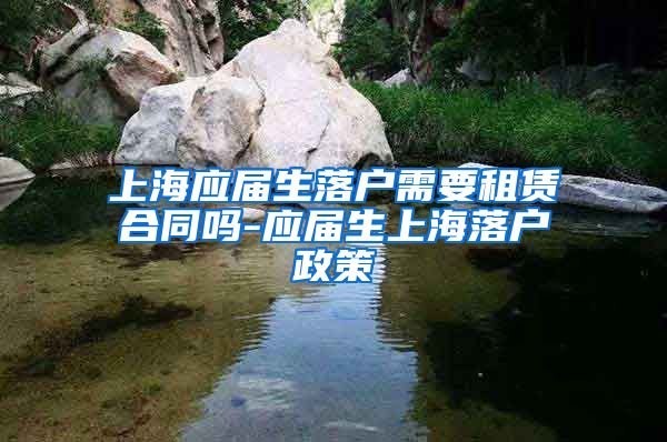 上海应届生落户需要租赁合同吗-应届生上海落户政策