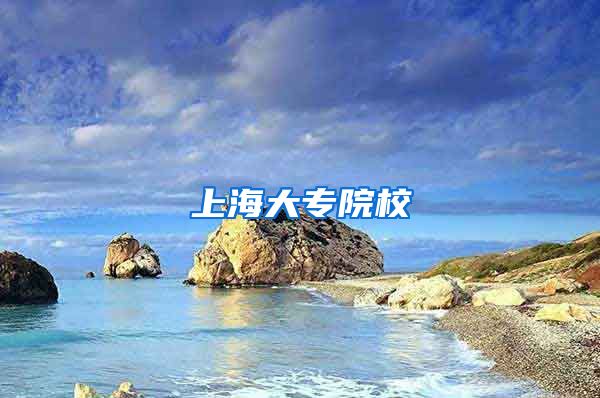 上海大专院校