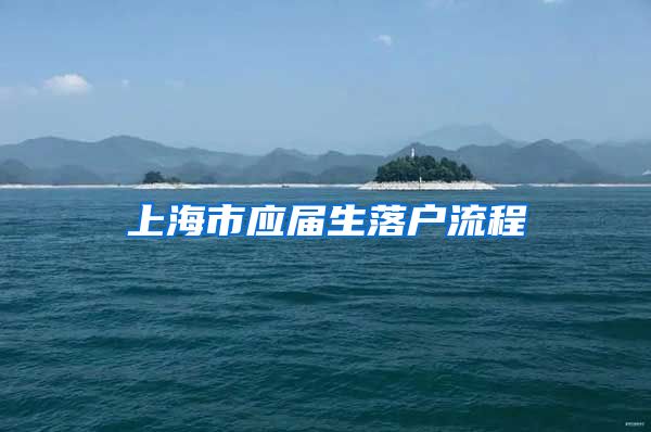 上海市应届生落户流程