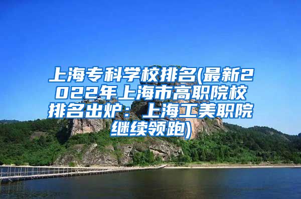 上海专科学校排名(最新2022年上海市高职院校排名出炉：上海工美职院继续领跑)