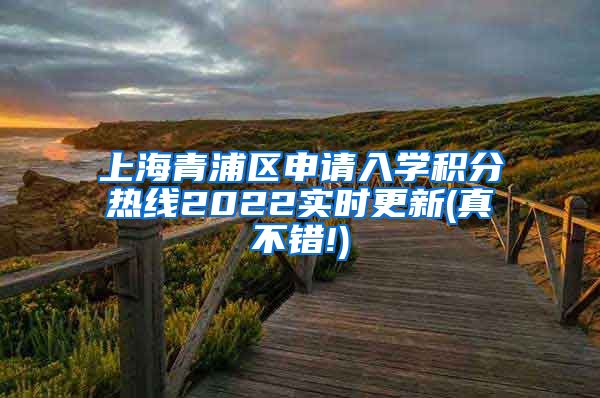 上海青浦区申请入学积分热线2022实时更新(真不错!)