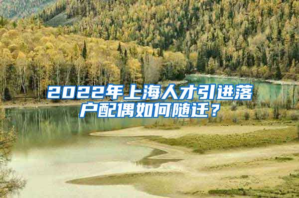 2022年上海人才引进落户配偶如何随迁？