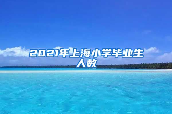 2021年上海小学毕业生人数