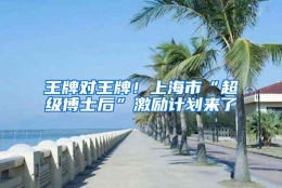 王牌对王牌！上海市“超级博士后”激励计划来了