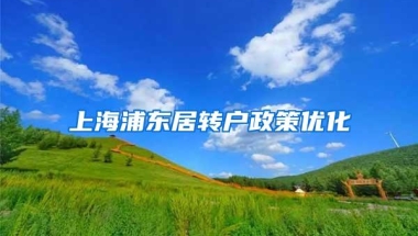 上海浦东居转户政策优化