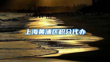 上海黄浦区积分代办