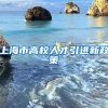 上海市高校人才引进新政策