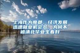 上海作为魔都，经济发展迅速就业机会多，为何不被清北毕业生看好