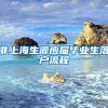 非上海生源应届毕业生落户流程