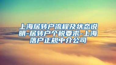 上海居转户流程及状态说明-居转户个税要求-上海落户正规中介公司