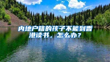 内地户籍的孩子不能到香港读书，怎么办？