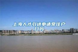 上海人才引进申请常住户口吗