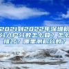 2021到2022年深圳积分入户分数怎么算？怎么排名？哪里测积分数？