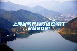 上海居转户复核通过等待审核2021