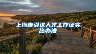 上海市引进人才工作证实施办法