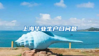 上海毕业生户口问题