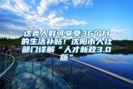 这类人群可享受36个月的生活补贴！沈阳市人社部门详解“人才新政3.0版”