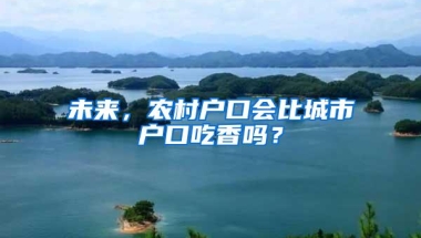 未来，农村户口会比城市户口吃香吗？