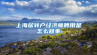 上海居转户经济师聘用是怎么回事