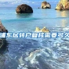 浦东居转户复核需要多久