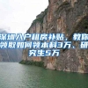 深圳入户租房补贴，教你领取如何领本科3万、研究生5万